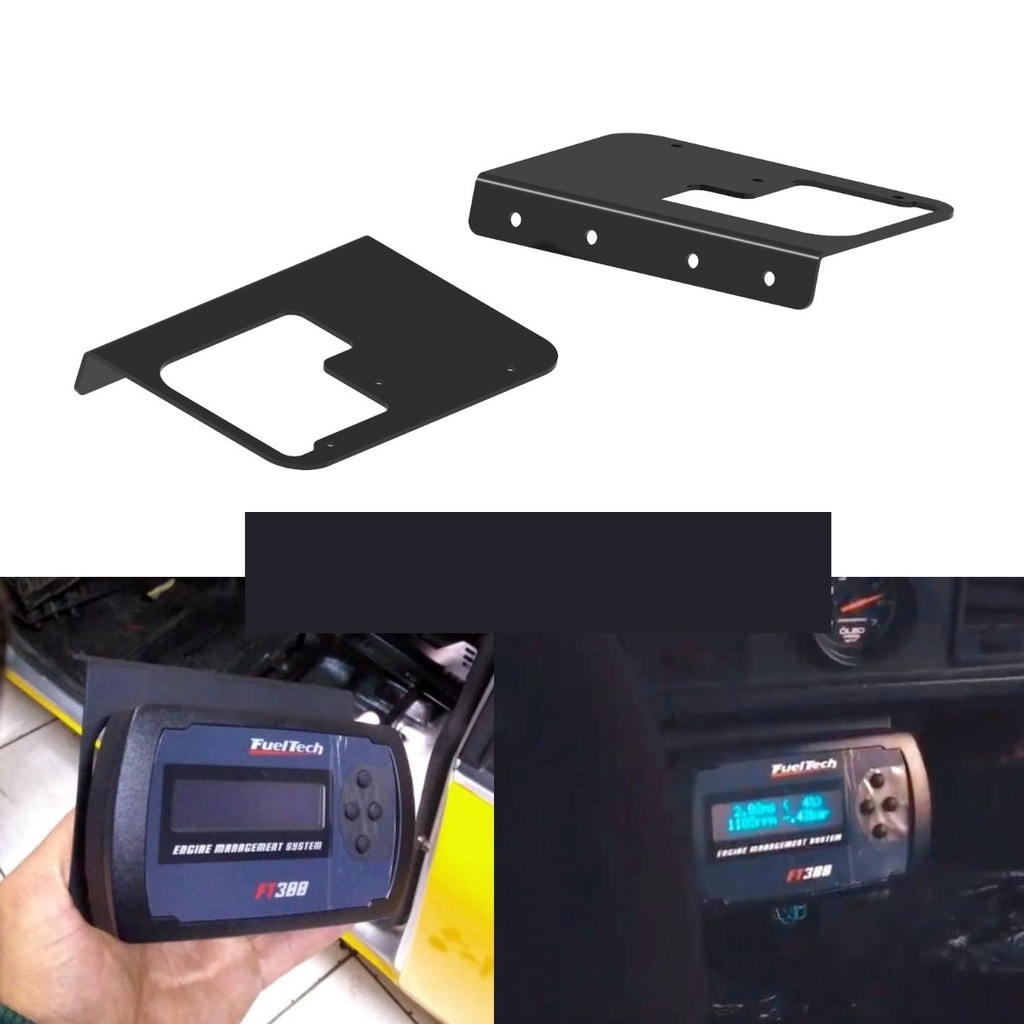 Suporte Fueltech FT300 FT250 FT450 FT550 Painel Suporte para Painel Universal Chevette Gol Quadrado Quadrados