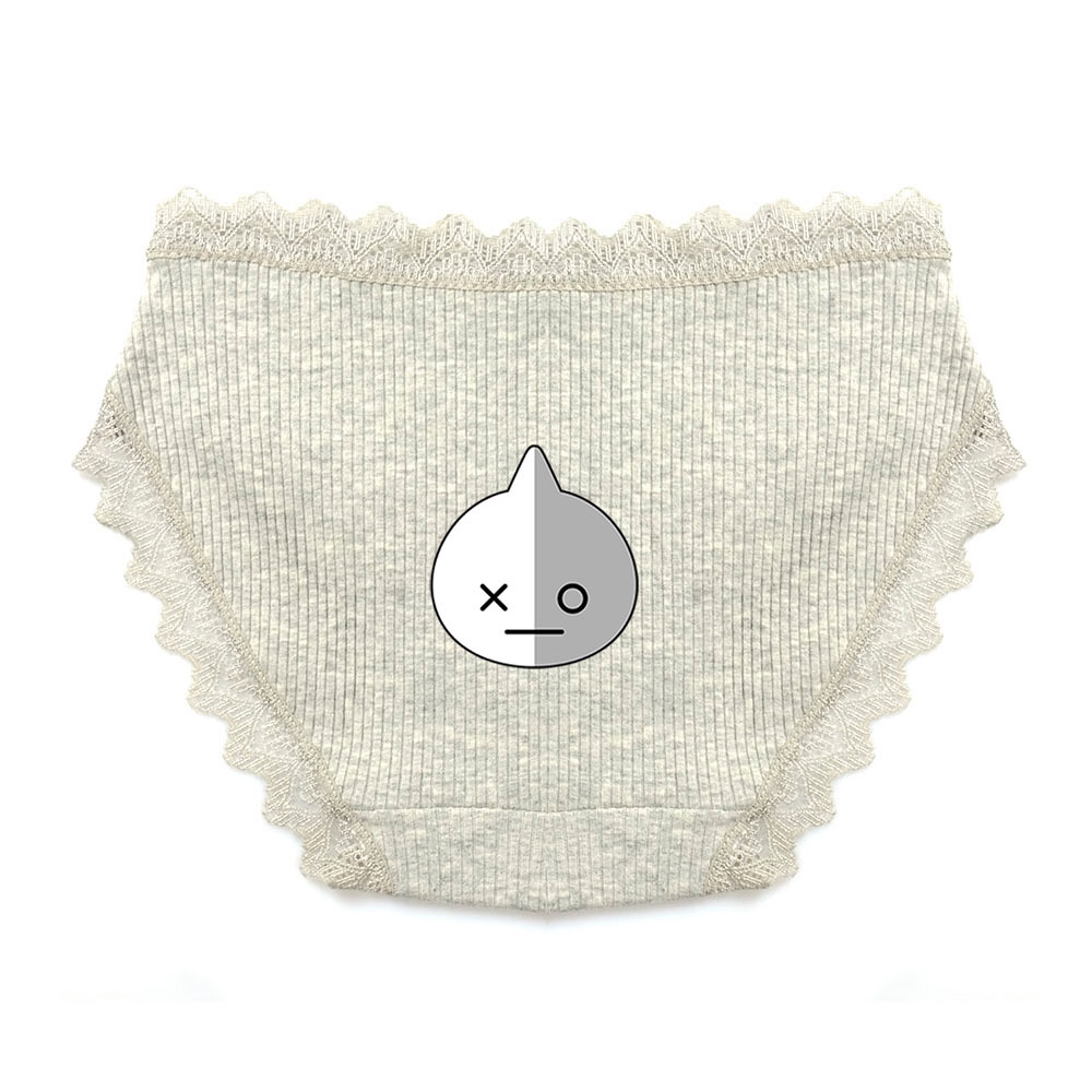 Calcinha Bts Feminina Bt21 Cuecas Bonito Doce Cor Saco De Cor De Doces Hip Calcinha De Renda