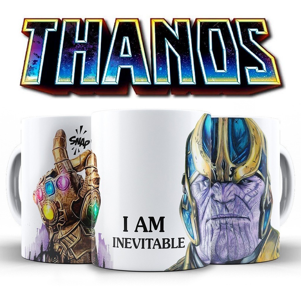 Caneca Thanos Manopla Personalizada Com Seu Nome Shopee Brasil