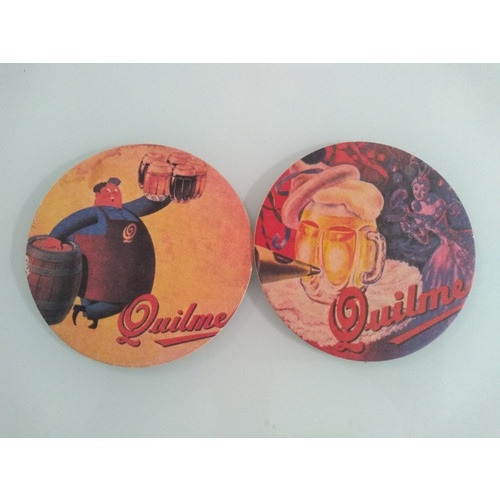Porta Copo Bolacha Cerveja Chopp Quilmes  - Marcas Do Tempo