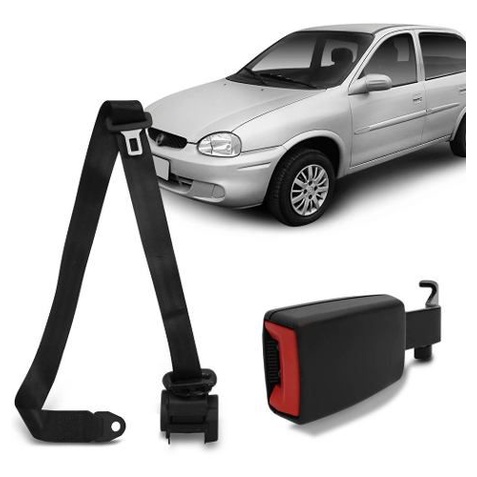 Cinto 3 Pontos Corsa Wind 94 95 96 97 98 99 Retrátil Preto