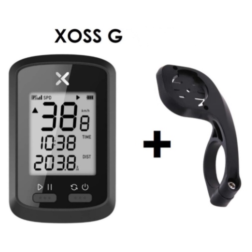 Xoss G Básico Ciclocomputador GPS Bluetooth Strava + Suporte