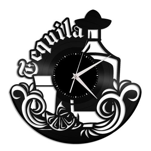 Tequila - Relógio Disco De Vinil Decoração