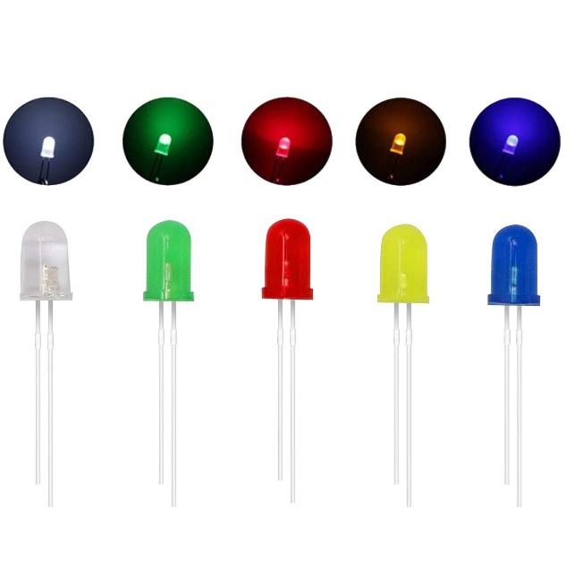 5 led 3mm Colorido