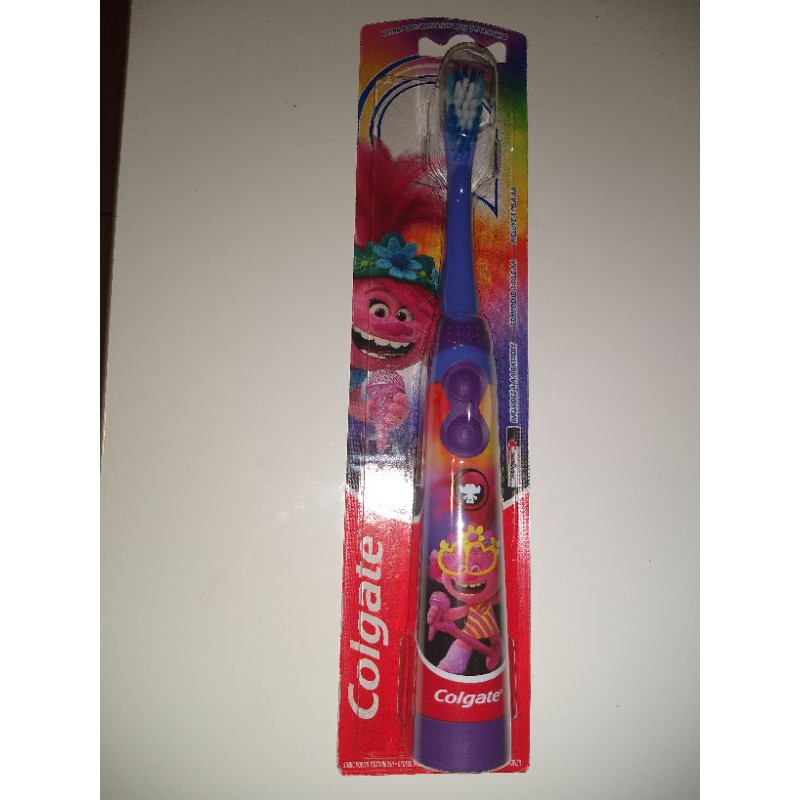 ESCOVA DE DENTE ELETRICA INFANTIL IMPORTADA TROLL COLGATE