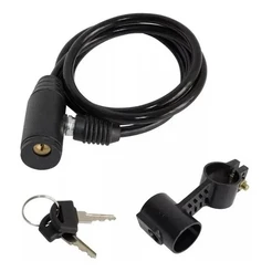 Cadeado Bike Anti Furto Bicicleta Paco 6mm X 1mt Com Chave