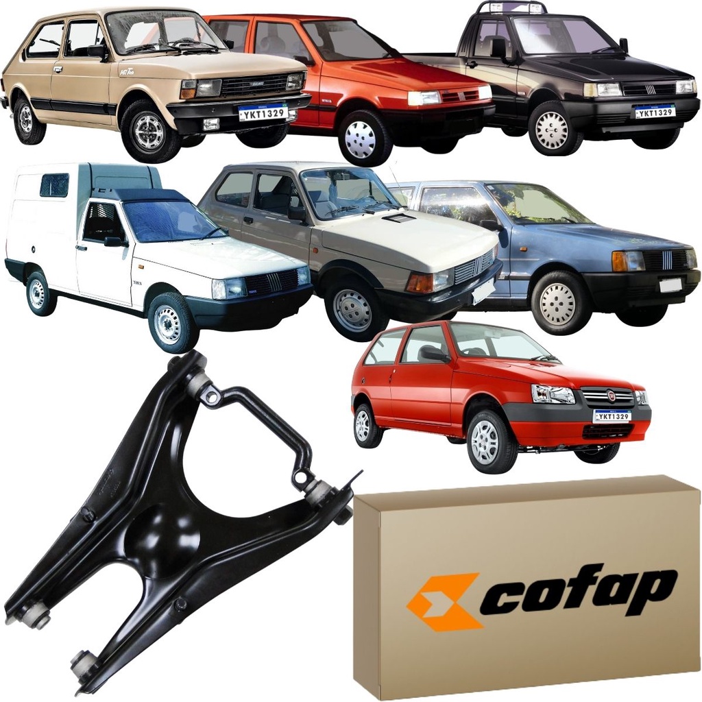 Bandeja Balança Original Cofap Fiat 147 1983 1984 1985 1986 1987 1988 Elba 1989 1990 1991 1992 1993 1994 1995 Fiorino 1996 1997 1998 Spazio   Uno Mille Fire 1999 2000 2001 2002 2003 a 2011 2012 2013 em Oferta na Shopee