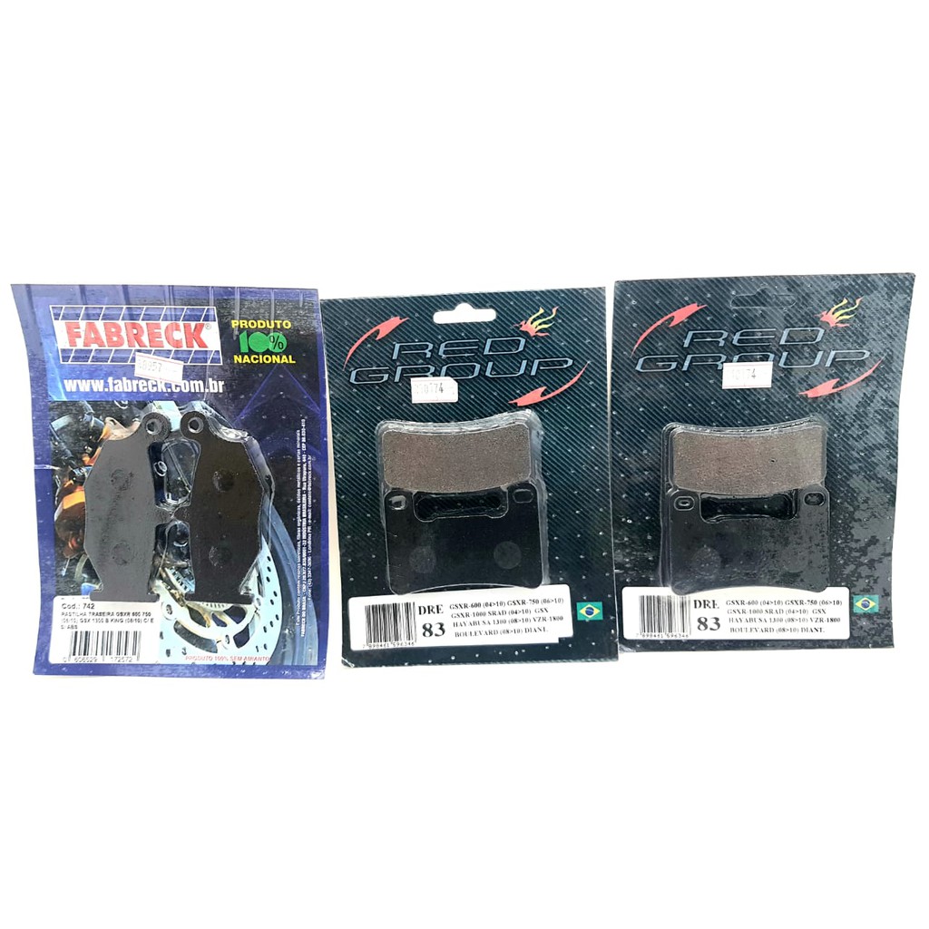 Pastilha De Freio Dianteira E Traseira Gsx-R 750 06/10