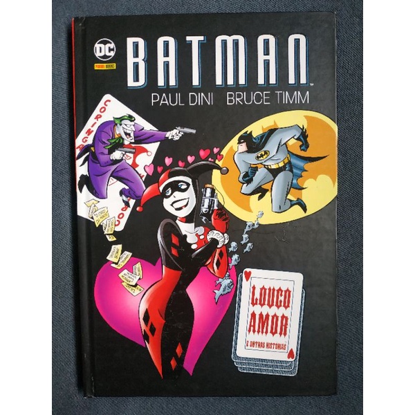 HQ Batman - Louco Amor e Outras Histórias (Panini, DC Comics, Capa Dura) |  Shopee Brasil