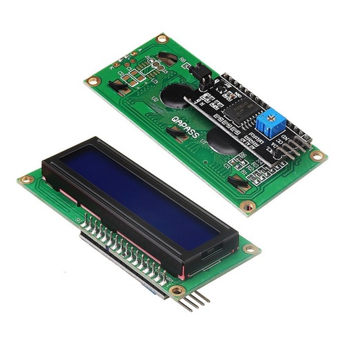 Display Lcd 16x2 1602 Fundo Azul C/ Modulo I2c Soldado