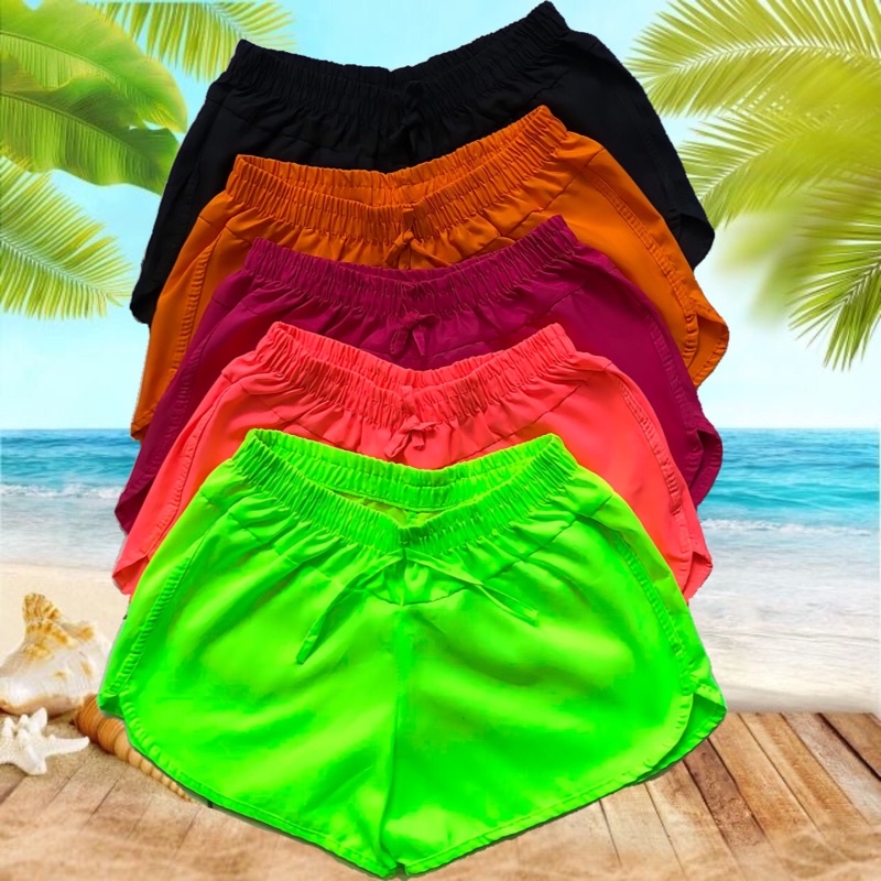 Roupa de praia feminina hot sale short