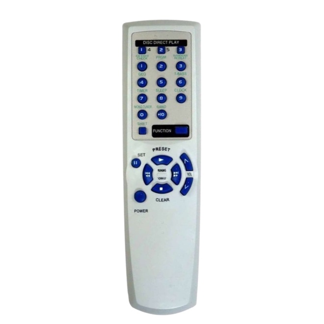Controle Remoto  Para Som Aiwa RC-ZAS02 NSX-T96 NSX-T99 XH-A1000 XH-A1060