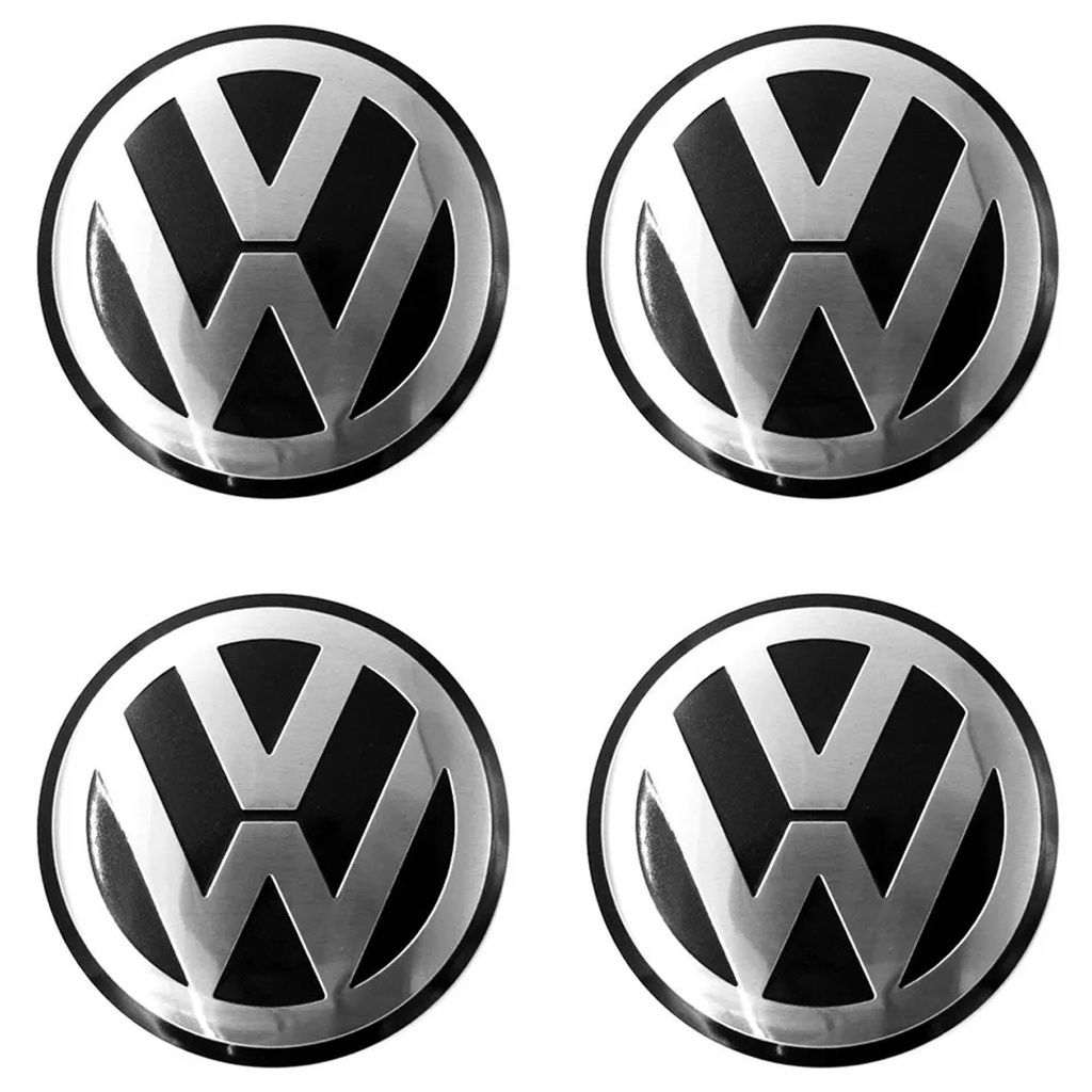 Emblema Metal Rodas Ou Calota Vw 90mm Auto Relevo - PROMOÇÃO em Oferta na Shopee