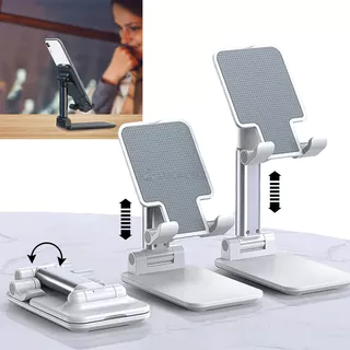 Suporte ajustável de mesa para celular e tablet