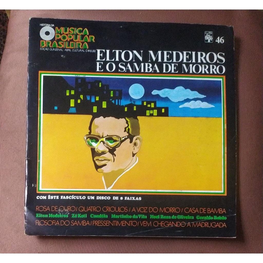 Lp Música Popular Brasileira Elton Medeiros e o Samba de Morro