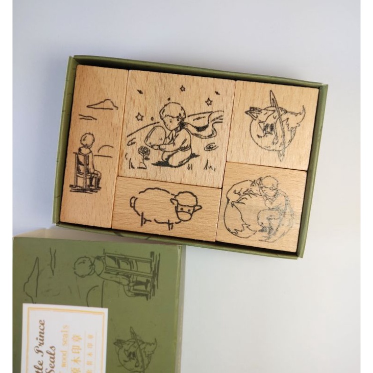 kit de carimbos pequeno príncipe, perfeito para scrapbook, decorar fazer aquarela