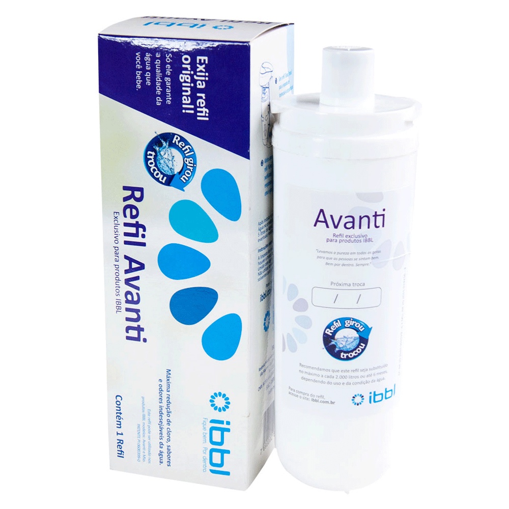 Refil Filtro Ibbl Purificador Avanti Original Ibbl