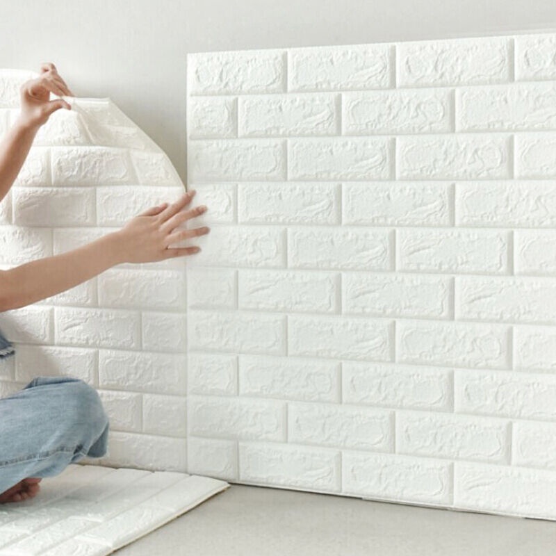 Papel De Parede Adesivo 3D DIY Decoração Quarto Impermeável Casa