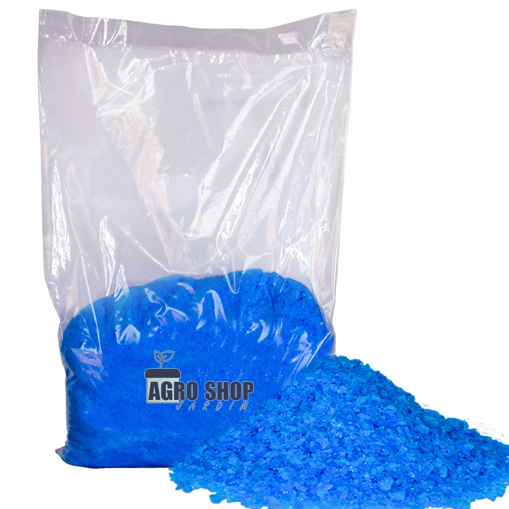 Sulfato Cobre 1kg - Pur 98,50% + 20 Fitas Ph + 30gr de Yogen