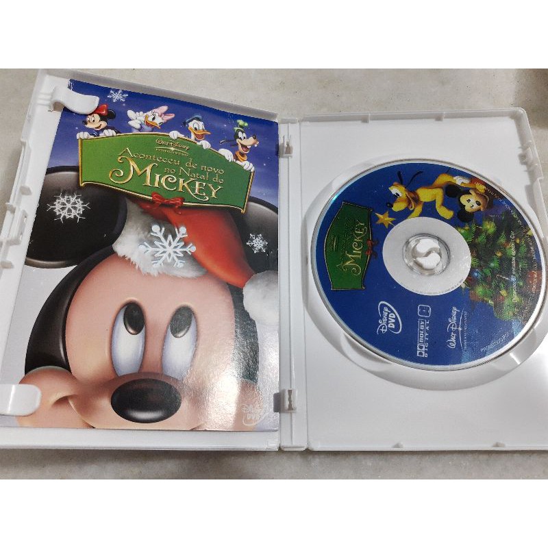 DVD Disney Aconteceu De Novo No Natal do Mickey | Shopee Brasil