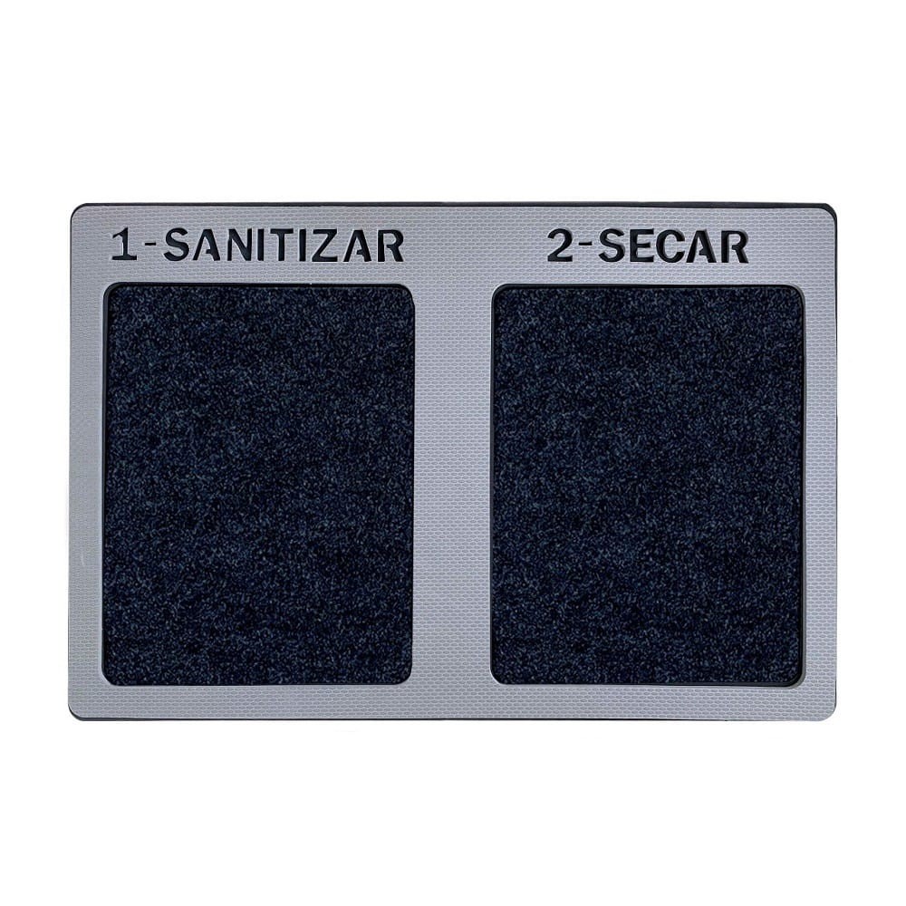 Capacho -Tapete Sanitizante - Higienizador De Calçados - Sanitizar e Secar 02 em 01