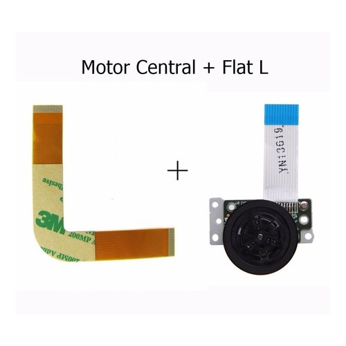 Kit Motor Central + Cabo Flat Modelo L Para Leitor Ps2 Slim