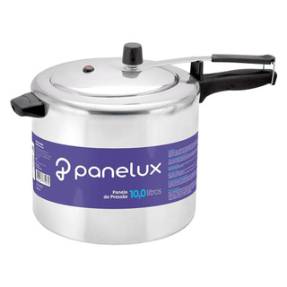 Panela de Pressão Panelux Polida De 10 Litros Ao Alumínio Polido Classic 1074