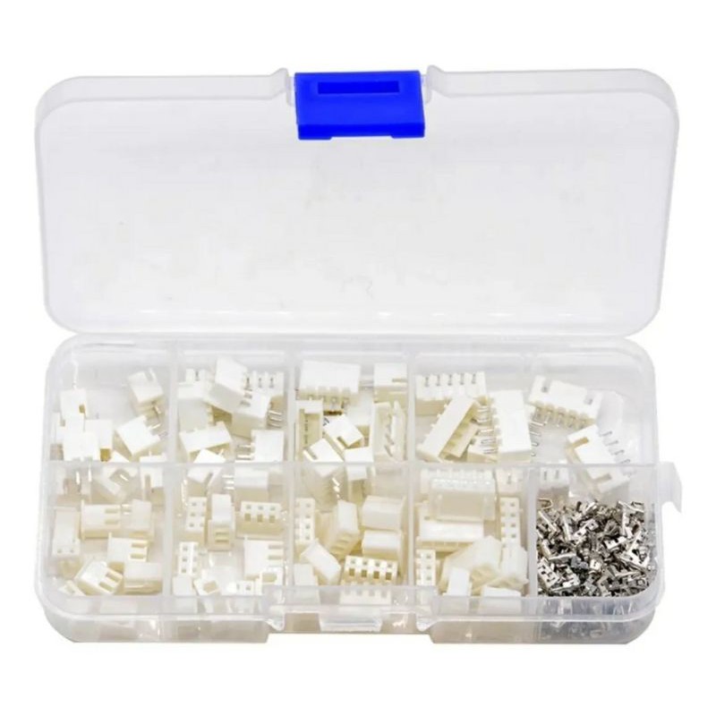 Kit conectores jst xh lipo 1s 2s 3s 4s 230 peças plug balanceamento bateria modelismo rc diy ( pronta entrega no brasil)