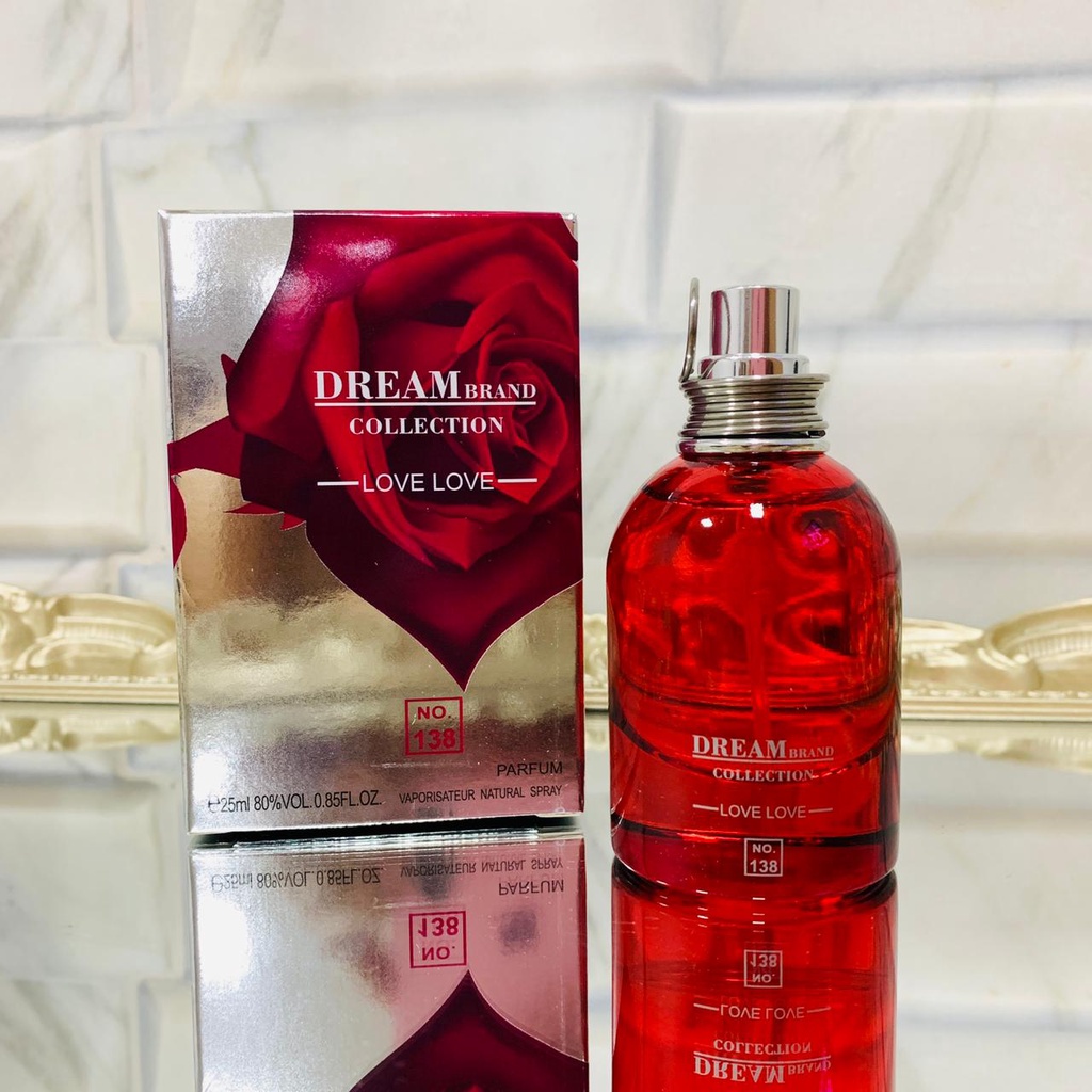 Perfume BRAND COLLECTION Nº 138 - Love | Shopee Brasil