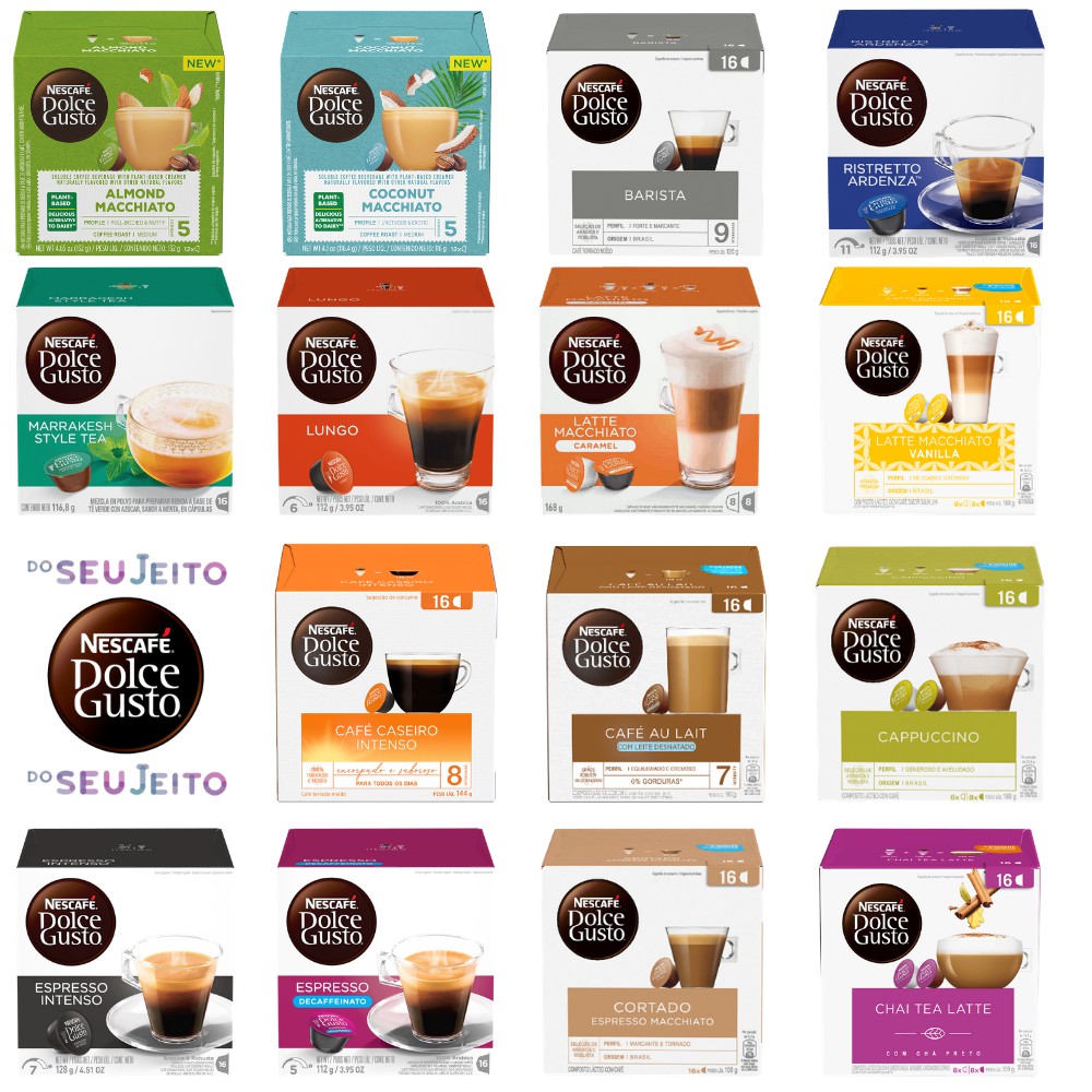 Cápsula Dolce Gusto Individual Monte Sua Caixa D'Gusta Original