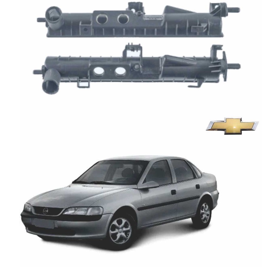 CAIXA DO RADIADOR DO VECTRA  2.0 / 2.2 GLS / CD  1997 ATÉ 2005 COM AR LADO CARONA