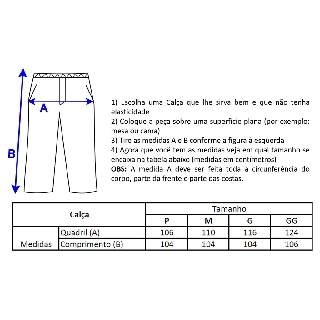 Calça em brim Sarja Modelo Cargo 100% Algodão com Faixa Refletiva ...