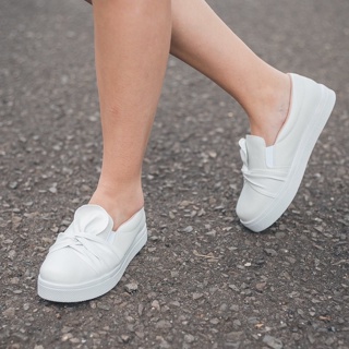 Tênis Slip On Feminino Bia Calçados Trançado Napa Branco em Oferta na Shopee