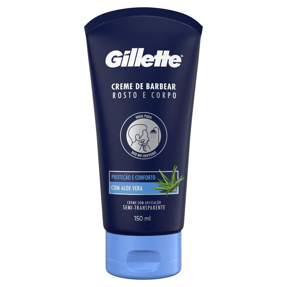 Creme de Barbear Gillette Proteção e Conforto 150ml - Beauty