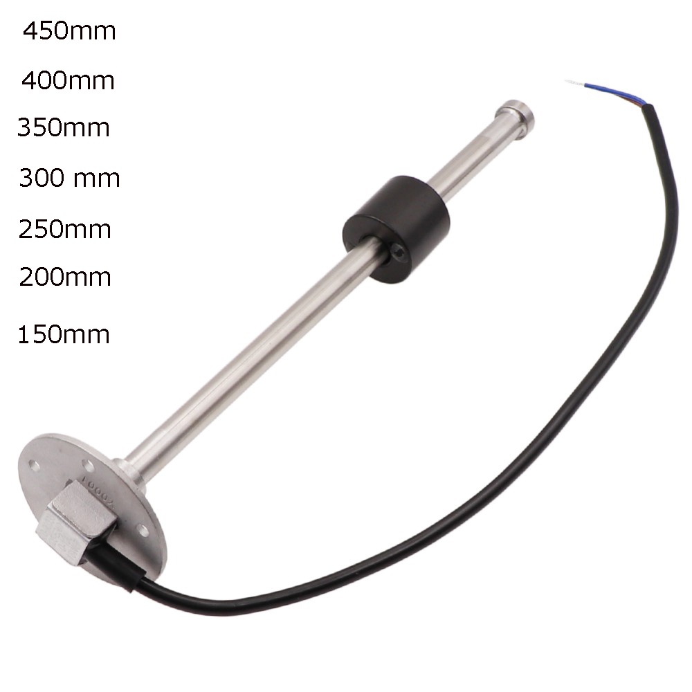 Sensor De Nível De Combustível Para Barco De Carro Medidor De 0 ~ 190 ohm Com 150 200 250 300 350 mm Unidade De Envio Da