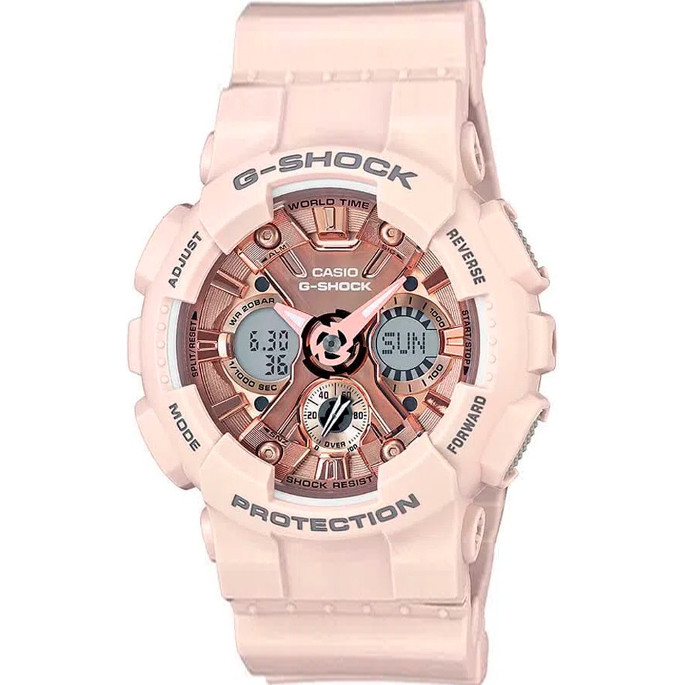 Relógio Casio G-Shock Feminino Rosa Gma-S120Mf-4Adr em Oferta na Shopee