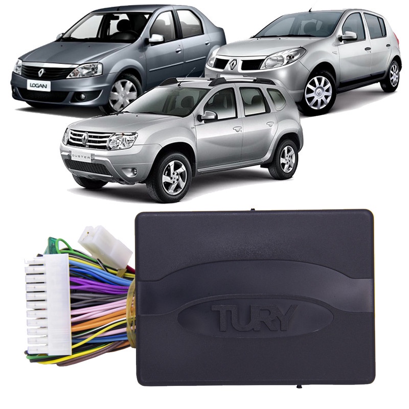 Módulo de Subida Vidro Tury PRO 4.25 AW - Renault Duster Logan Sandero
