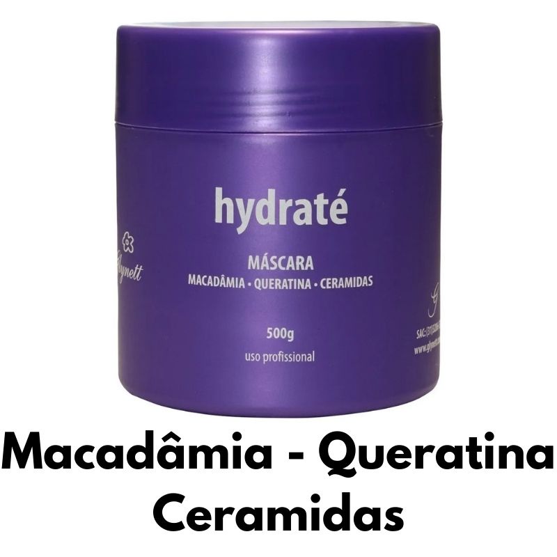 Máscara Glynett Hidratação Profunda Hydraté 500g