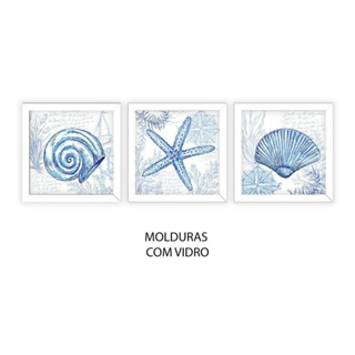Kit 3 Quadros Decorativos Banheiro,toalete, Lavabo, Mar REF:02FO em Oferta na Shopee