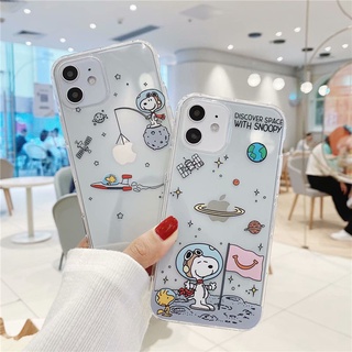 Capa Flexível Criativa Snoopy Para iphone 11/12pro 8plus XSMAX iphone13 x xr