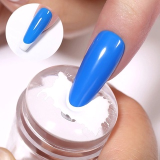 Carimbo De Unha P/ Francesinha Silicone Transparente Nail art