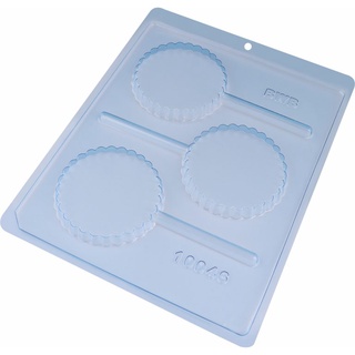 Kit com 4 Formas Simples Para Chocolate Pirulito Borda Detalhada BWB COD: 10046