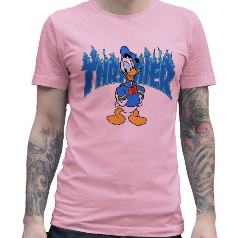 Camisas Pato Donald Swag Thrasher Moda Tumblr