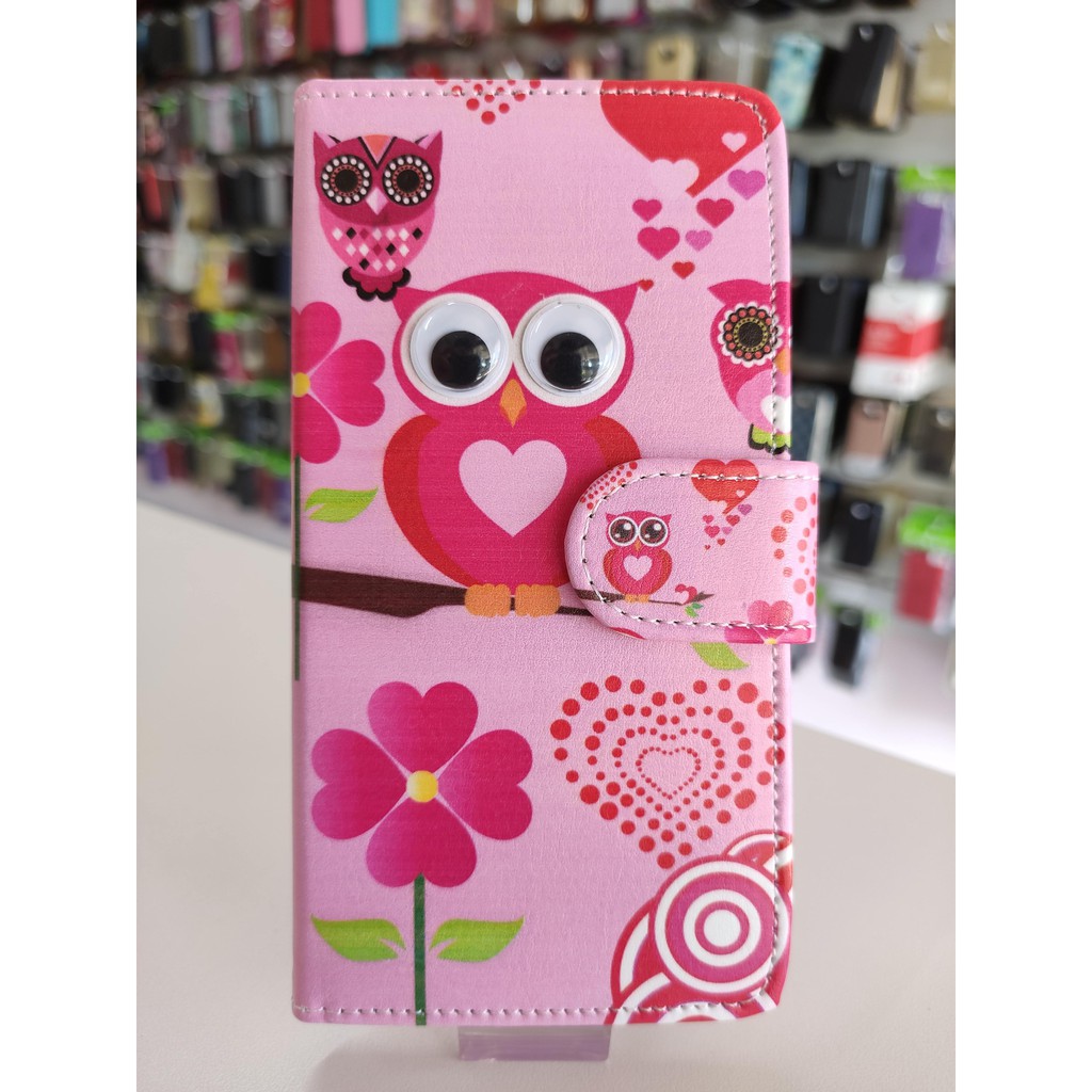 Capa Carteira Celular Motorola G3 Coruja
