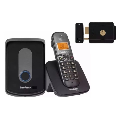 Kit Interfone Porteiro Sem Fio Wireless Fechadura Intelbras