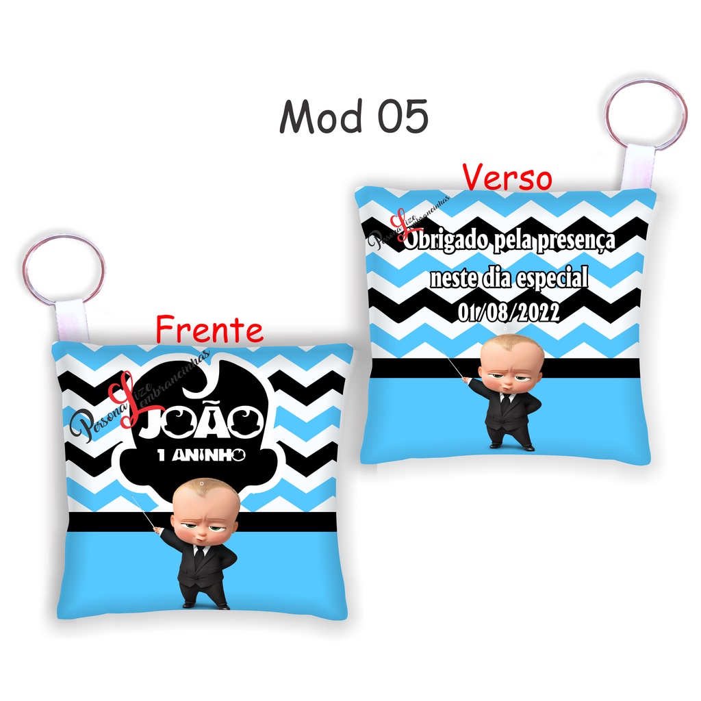 Almochaveiros Lembrancinhas Almofada Personalizadas Poderoso Chefinho