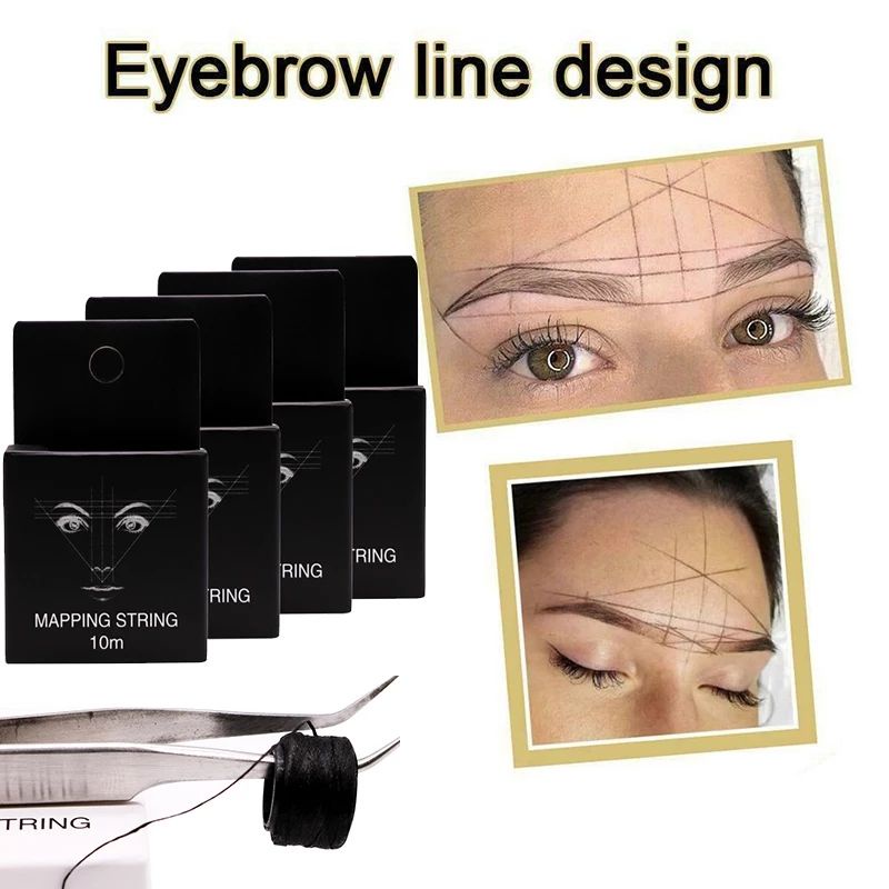 Linha para Marcação de Sobrancelhas, Linha Mapeamento para Sobrancelhas Linha de designer de Sobrancelhas