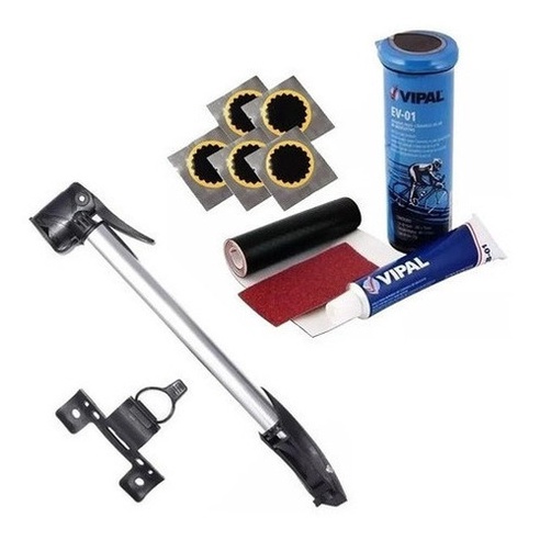 Kit Remendo Reparo Selante Vipal P/ Camara + Mini Bomba Bike em Oferta na Shopee