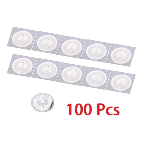 100 Etiquetas Tag Nfc Adesivas Smartphone Ntag213 Mifare