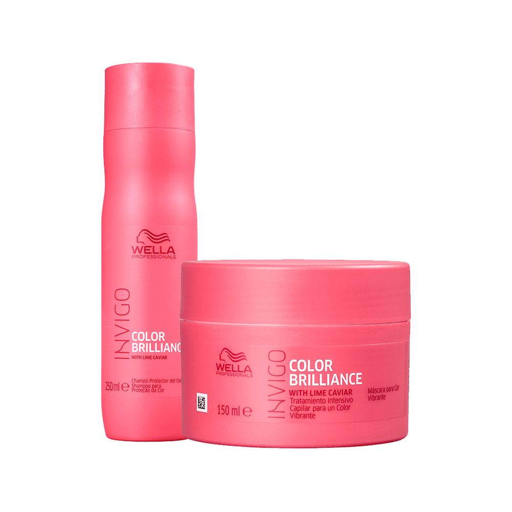 Kit Wella Professionals Inv Brilliance - Shampoo e Máscara - Beauty